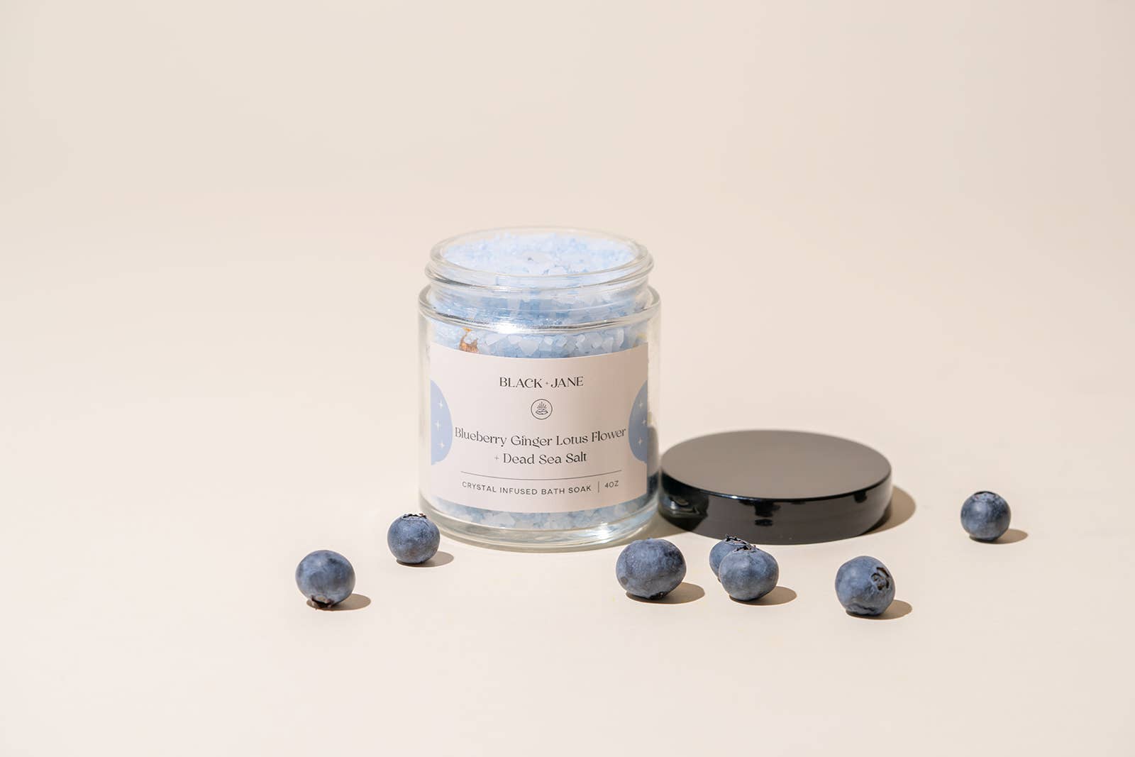 Blueberry Ginger Lotus Flower + Dead Sea Salt Bath Soak