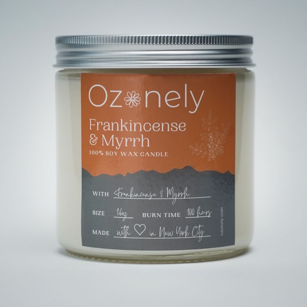 Frankincense & Myrrh Soy Wax Candle